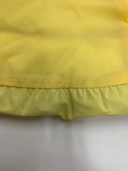 エムズグレイシー フェイクファー付き ショート 319606 ダウンジャケット 38 イエロー フリル ITPK9J3HIXQE