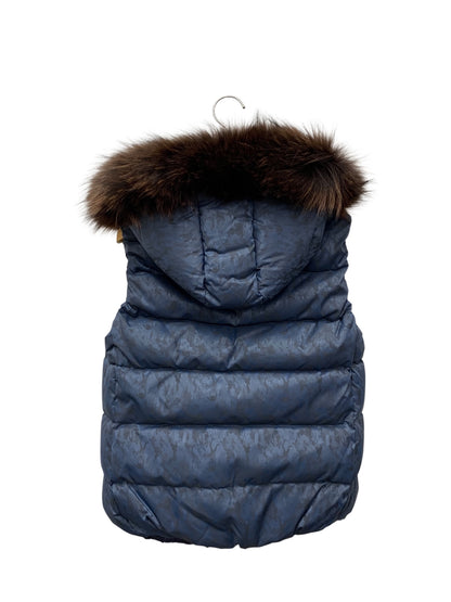 タトラス LTA16A4511 ダウンベスト 04 ネイビー ラクーンファー ITN9OOBXVK5O