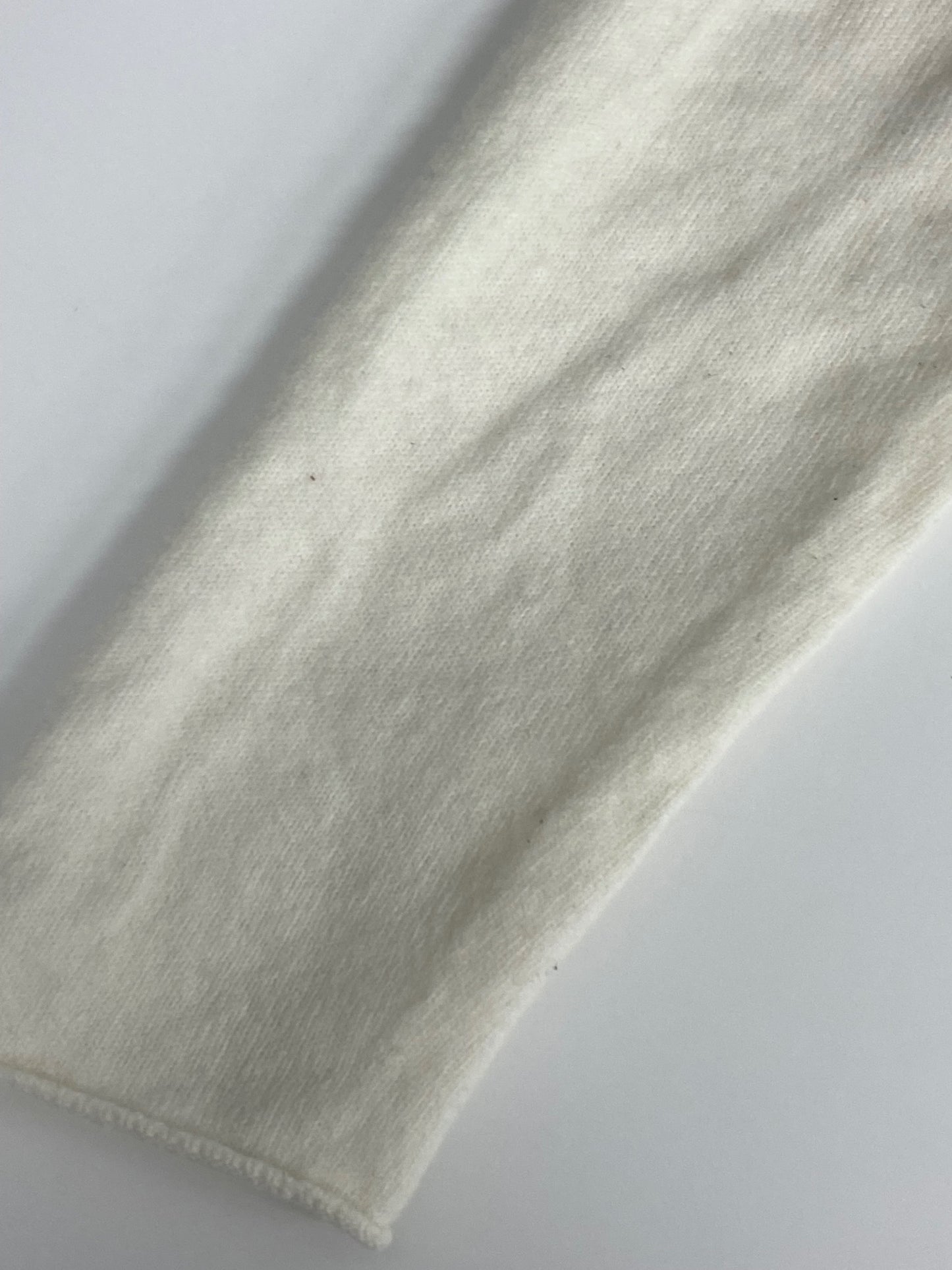 ルネ 6242020 ニット 34 ホワイト リブ ロゴ入り ウール IT42PZTM5R9Y 【SALE】
