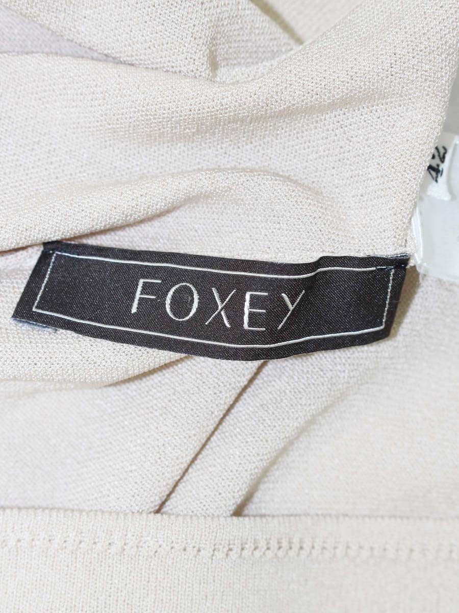 フォクシーブティック F・T Cardigan 39675 カーディガン 42 ベージュ ITX05EP51CVK
