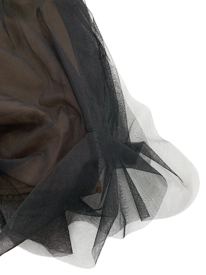 デイジーリン Perfect Dress パーフェクト 06898 ワンピース 38 ブラック チュール 切替 ITBJ8K95XTHU