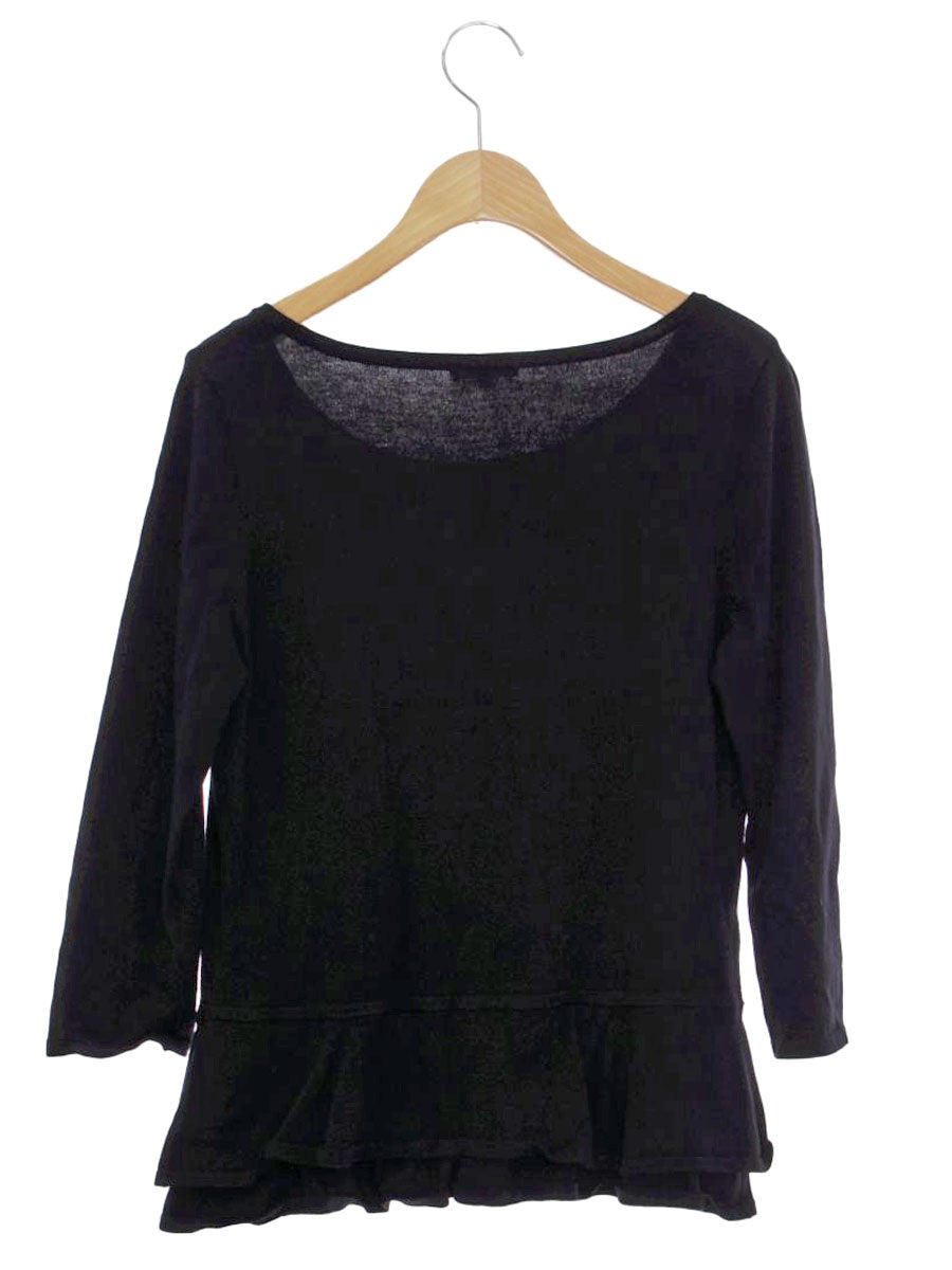 トゥービーシック W5N07-442-09 ニット 3 ブラック 3連リボン ボートネック IT9EVINZT7IW