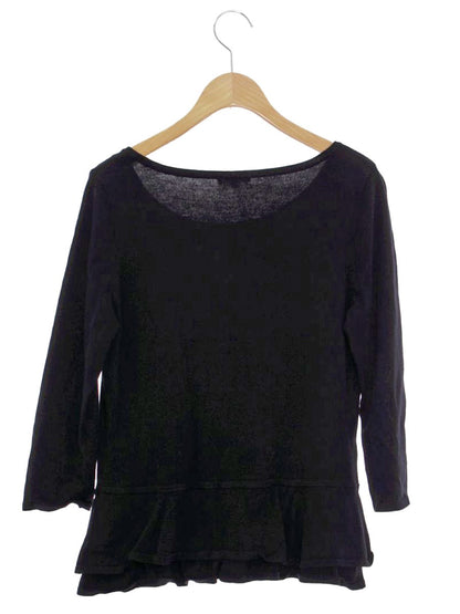 トゥービーシック W5N07-442-09 ニット 3 ブラック 3連リボン ボートネック IT9EVINZT7IW