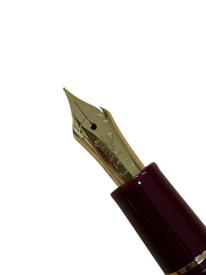 セーラー×ナガサワ文具センター 万年筆 Pen style DEN オリジナル プロフィットスタンダード マルン ワインレッド MF 14K ITGOJHOPHFBK