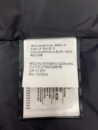 カナダグース TRILLIUM PARKA トリリウムパーカ 6660LA コート S レッド コヨーテファー IT5J40WL1IOM