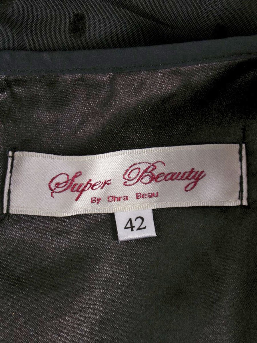 スーパービューティー ワンピース 42 ブラック フリル レース ITA0NY3R6SW0