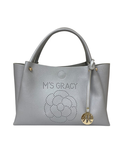 エムズグレイシー Punching Bag 994310 ハンドバッグ シルバー ITCYKZU5XJHC