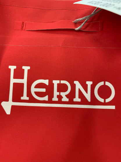 ヘルノ IM0035D 19289 6012 ステンカラーコート 42 レッド ナイロン IT0MC881M434