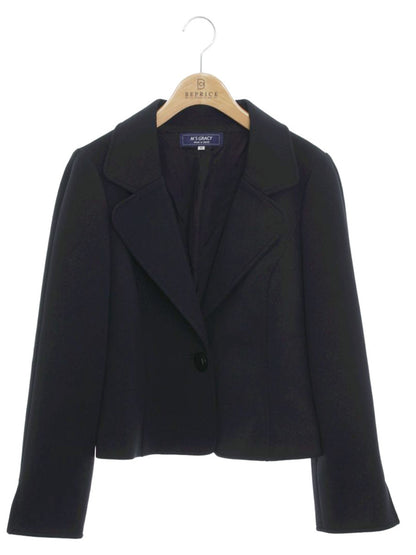 エムズグレイシー 114601 ジャケット 40 ブラック ストレッチ素材 ITUJPP80ZX6W