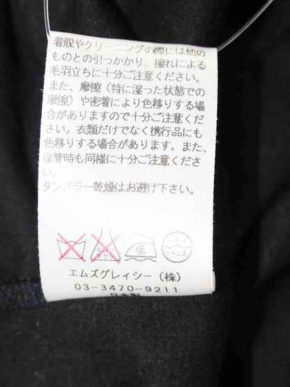 エムズグレイシー 525101 Tシャツ カットソー 38 ブラック ティアード フリル ITK4D27DAOBU