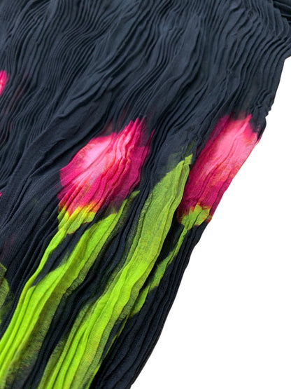 イッセイミヤケ IM12FJ959 プルオーバー 2 ブラック ボトルネック チューリップ シアー ITCDH19M8V4W