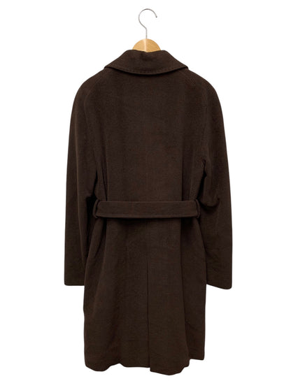 ハロッズ HR-11 コート 40 ブラウン アンゴラウール IT338BOQKMJ8 【SALE】