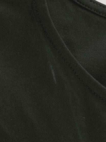 エムズグレイシー 刺繍入りチュニックカットソー 415333 トップス 38 ブラック フラワーモチーフ ITMQJDQVLDRW