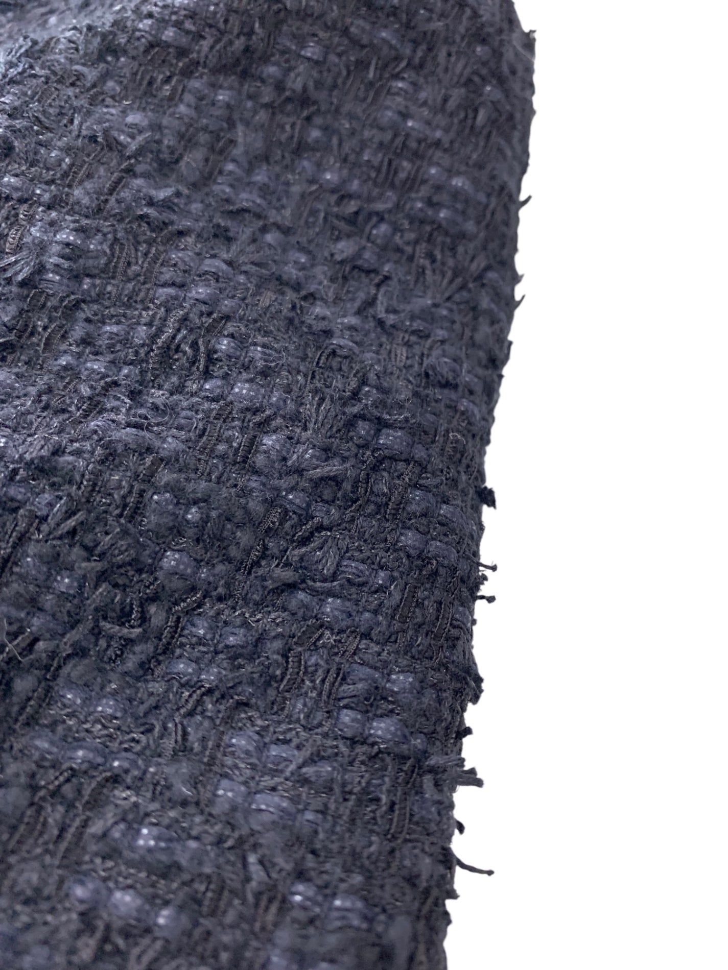 アドーア ペーパーヤーンツイードノーカラージャケット 531-0150029 36 ブラック ITI51J2EXKPG