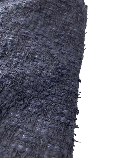 アドーア ペーパーヤーンツイードノーカラージャケット 531-0150029 36 ブラック ITI51J2EXKPG