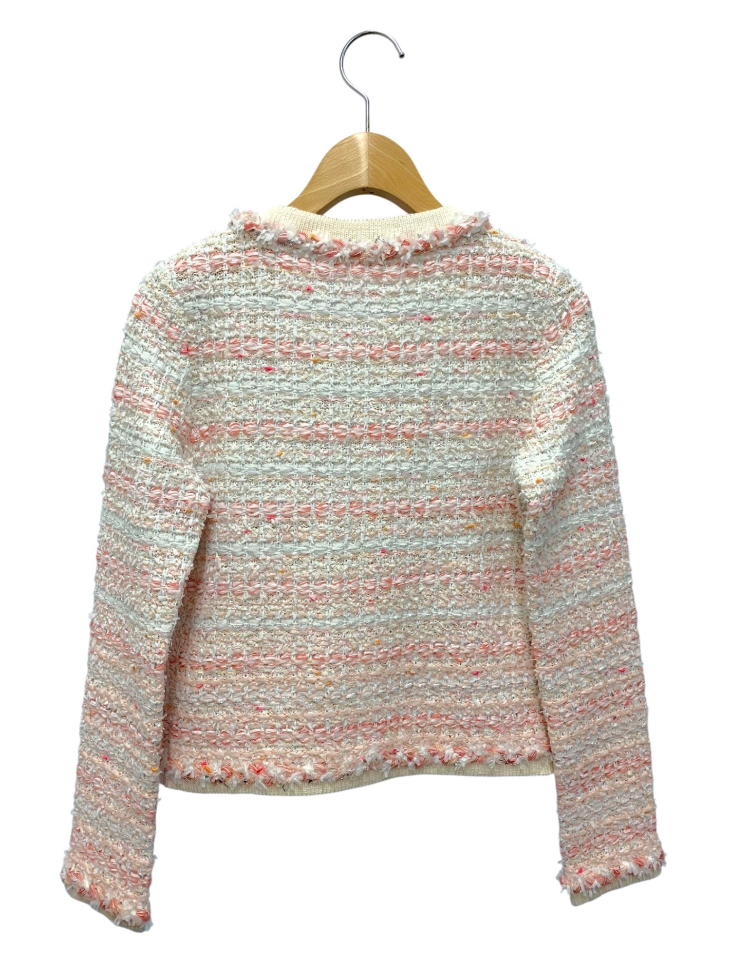 ルネ 6012210 ジャケット 34 ピンク ツイード ラメ IT23Y5Z73QQQ