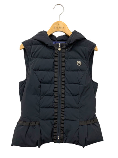 エムズグレイシー Down Short Vest 814504 ダウンショートベスト 38 ネイビー ITAK6VIQ3Y5S