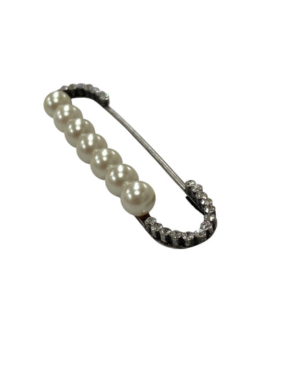 フォクシーブティック ブローチ ホワイト パール ラインストーン IT4APBGF91HS