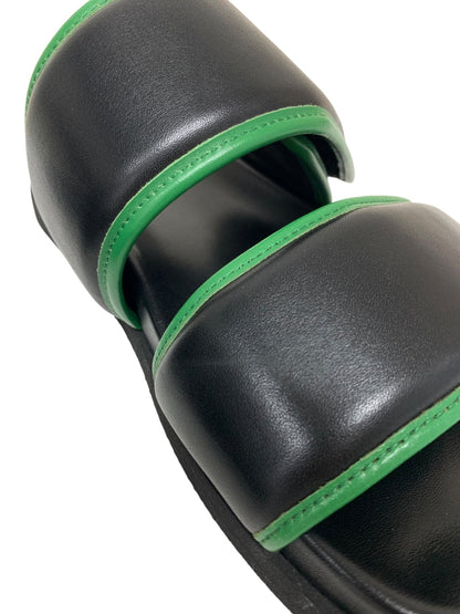 キャバン CABaN by Patricia Urquiola パイピングダブルストラップサンダル 49013101006 41 ブラック ITYAZ9NK8I58 【SALE】