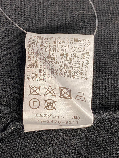 エムズグレイシー Frilled Knit 918533 ニット 38 ブラック ITDXND95328G 【SALE】