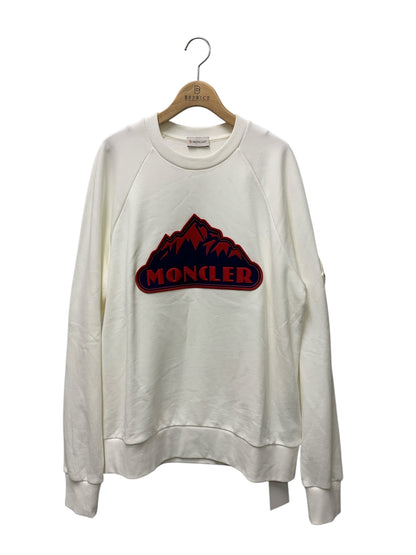 モンクレール MAGLIA GIROCOLLO SWEATSHIRT F20918G77100 8098U トレーナー M ホワイト IT7ZL2IRBGI4