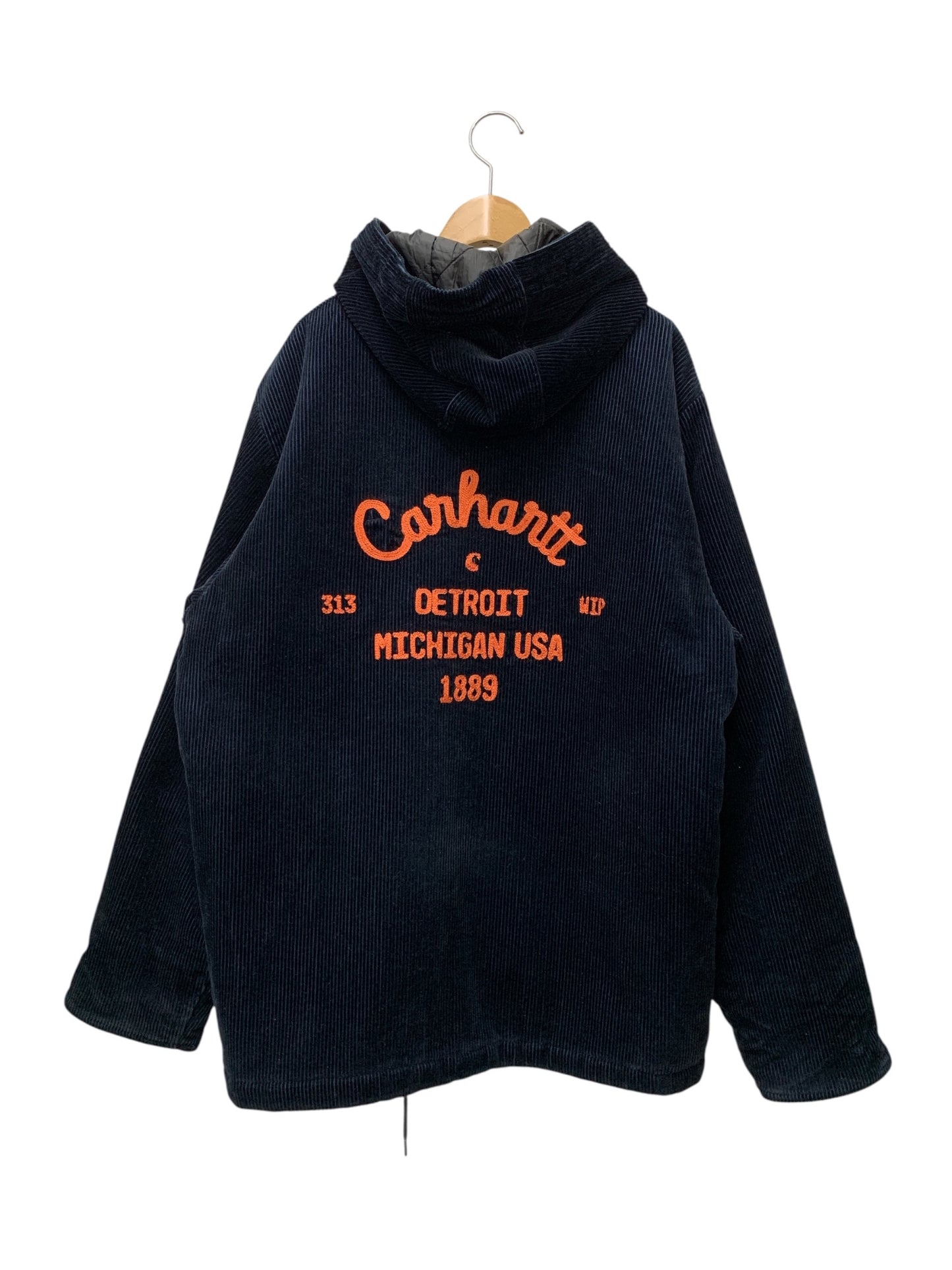 カーハート WIP Dennis Jacket I029440 ブルゾン L ネイビー コーデュロイ IT9LAGMVM5GA