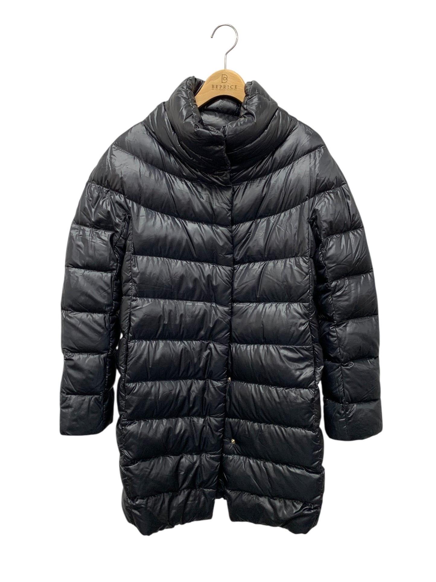 ヘルノ PI0177DIC-12017-9300 ダウンコート 40 ブラック ITMDJKZI81U6