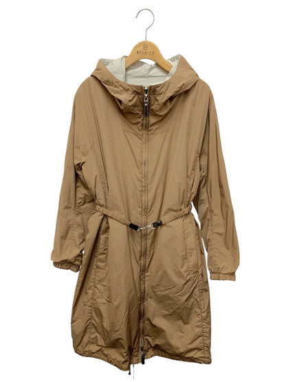 マックスマーラ ザキューブ 902104276 ナイロンコート 38 ベージュ リバーシブル IT4O1XMYGPHY