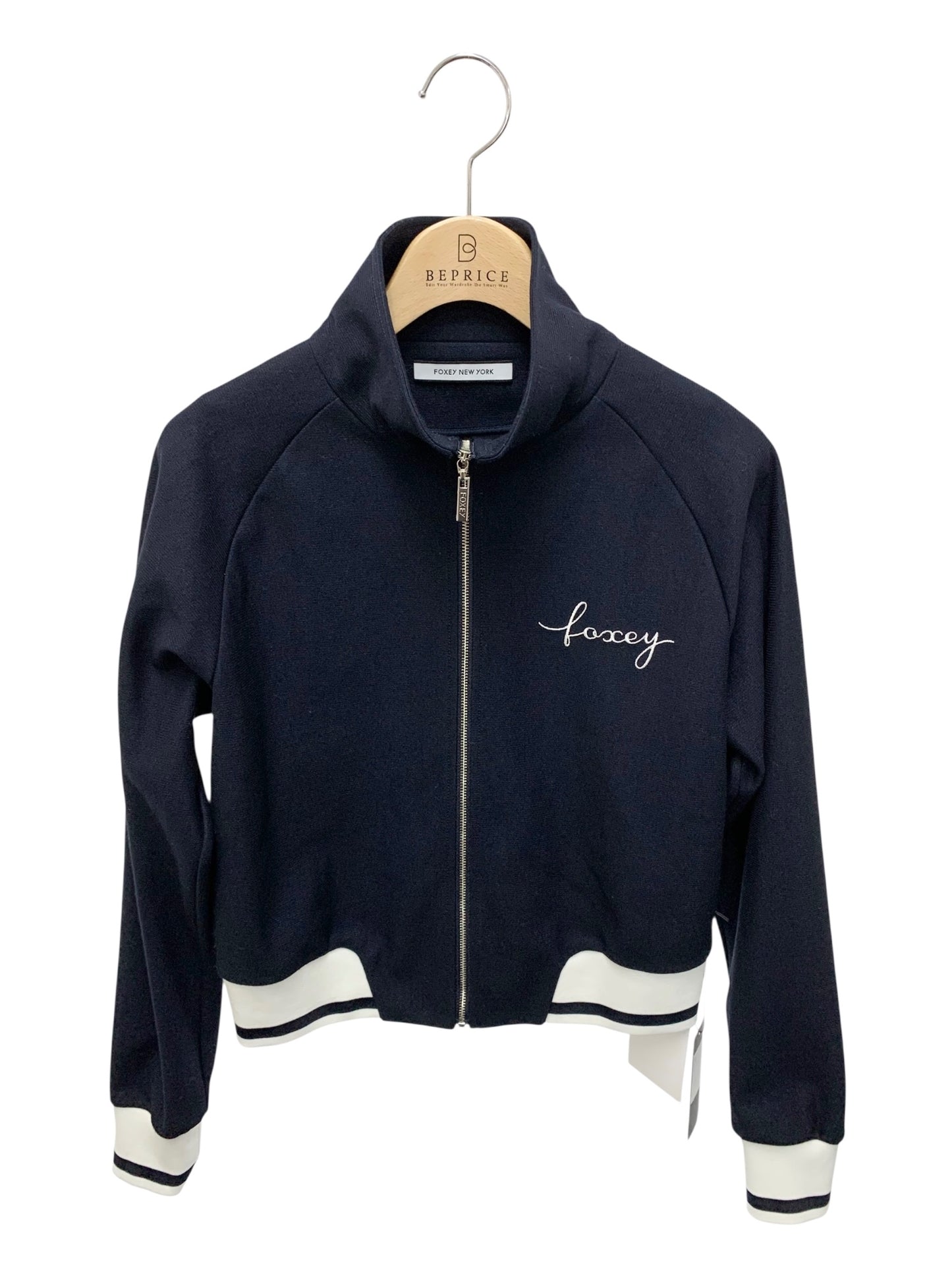 フォクシーニューヨーク Arena Blouson アリーナ 41636 ブルゾン 38 ネイビー ジップアップ ITKVPPX9W955