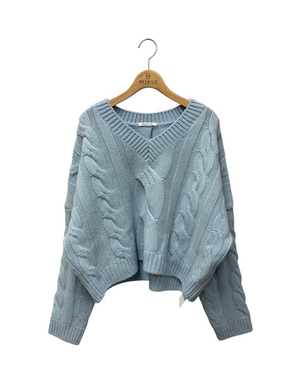 デイジーリン ふわとろ Cashmere Sweater “Daisy Twist” 07046 ニット F ブルー IT16DI7LV6G2