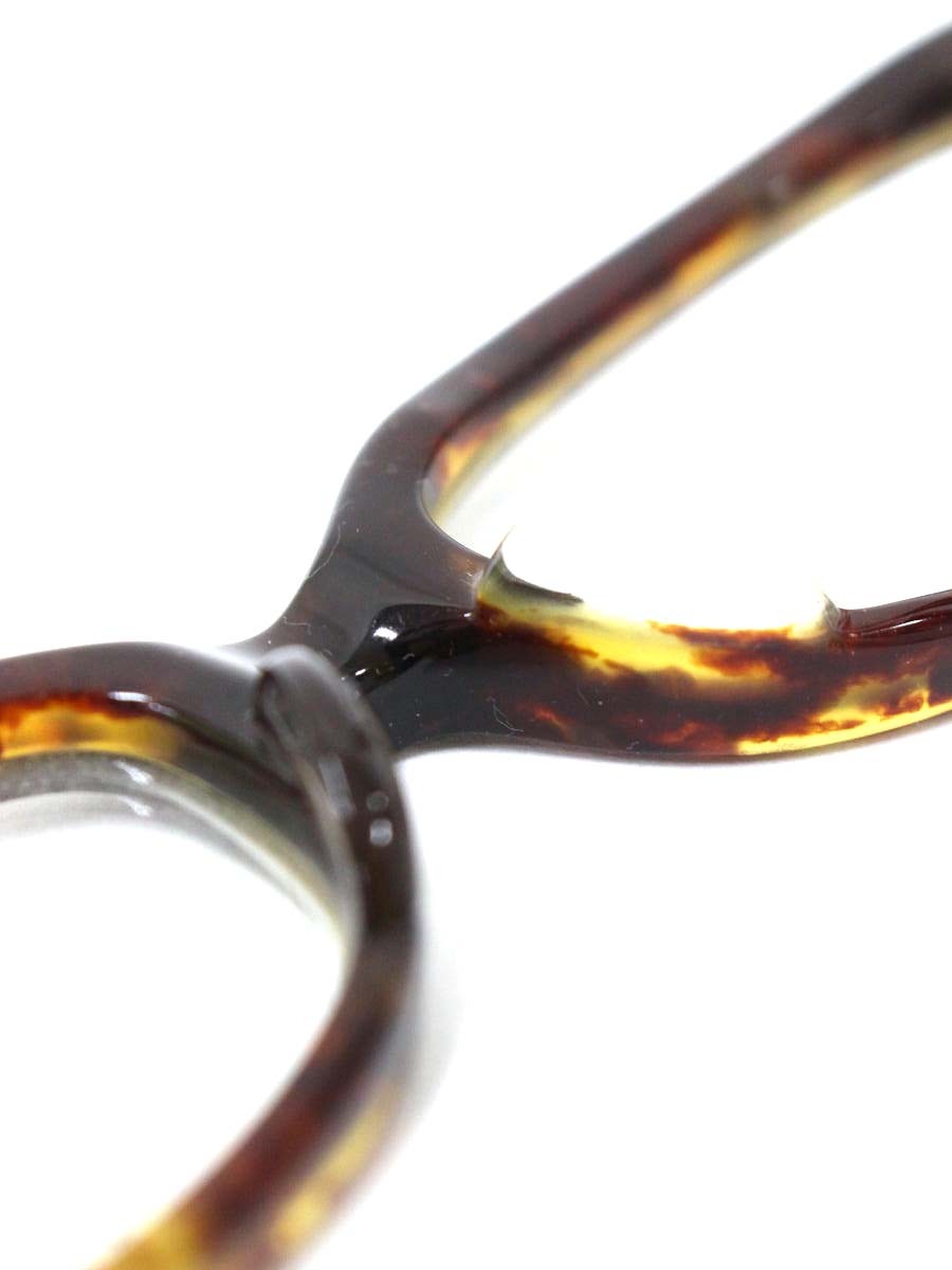 小竹長兵衛 T310-4 メガネ ブラウン べっ甲柄 セルフレーム フルリム スクエア ITNG3L4UEUAS