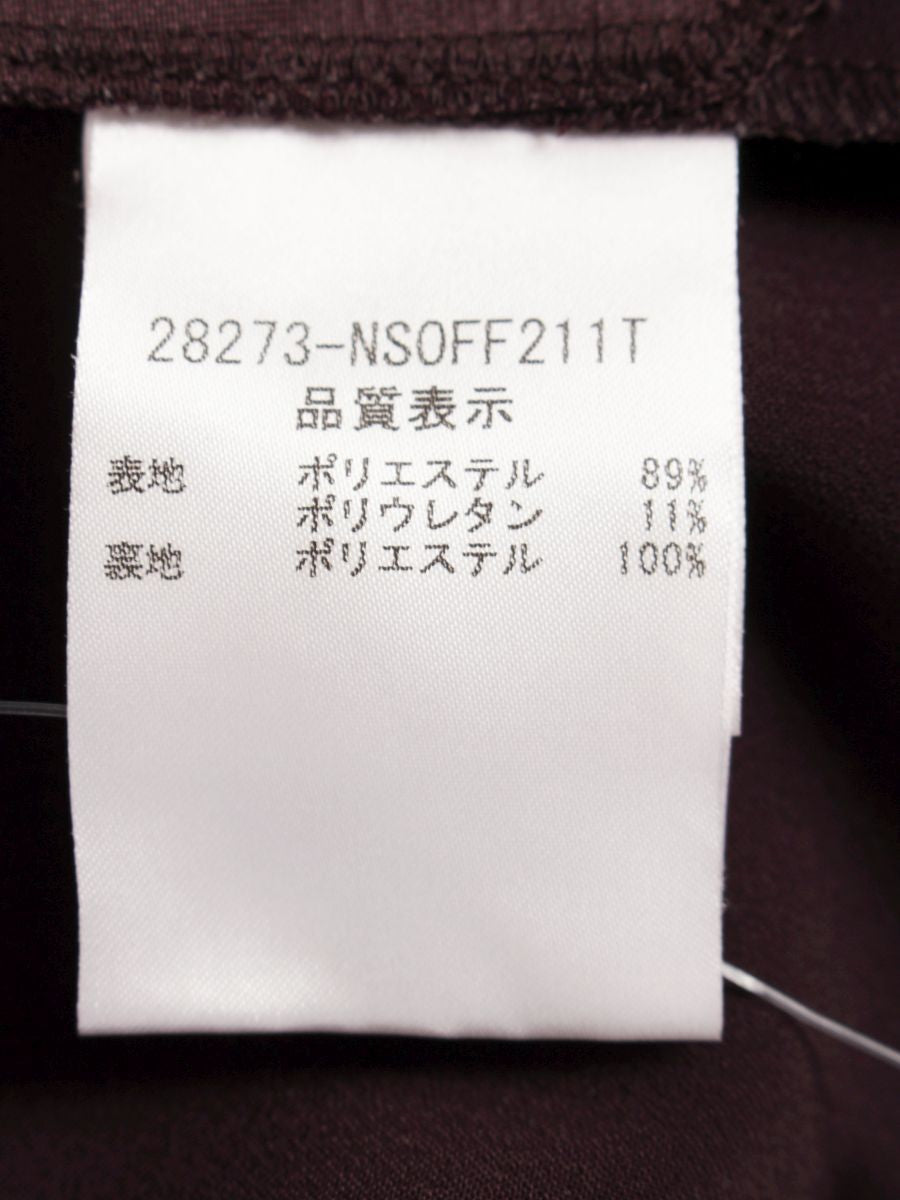 フォクシーニューヨーク 28273 ワンピース 40 パープル タックフ レアー IT41DEE16MUM