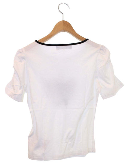エムズグレイシー 325304 Tシャツ 38 ホワイト プリマドンナ スパンコール ITD1G3OO9P44