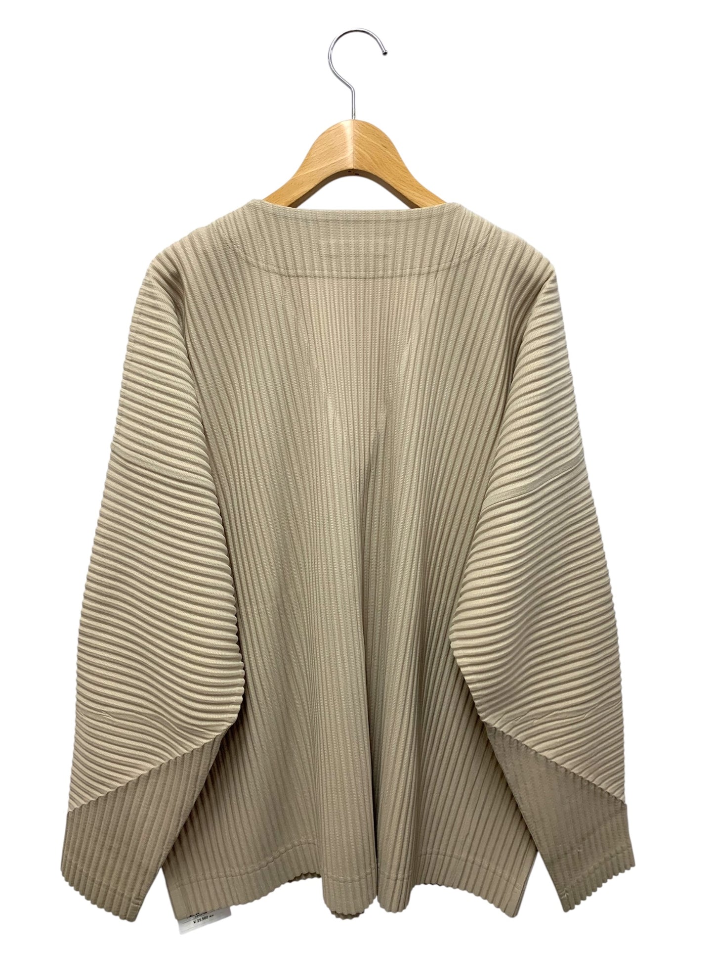 オムプリッセイッセイミヤケ HP41JL111 カーディガン 2 ベージュ プリーツ IT4IY0JIYQIW 【SALE】
