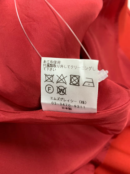 エムズグレイシー 117617 スカート 38 レッド フレア ITT7VFK7YF8G