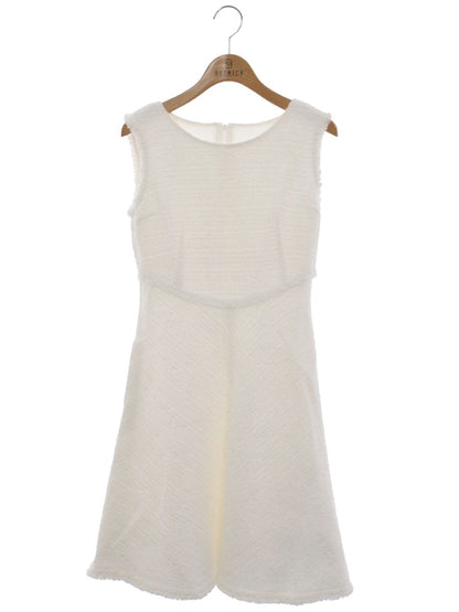 ルネ 6816190 ワンピース 34 ホワイト ツイード マリアケント ITUM3HCVM33X