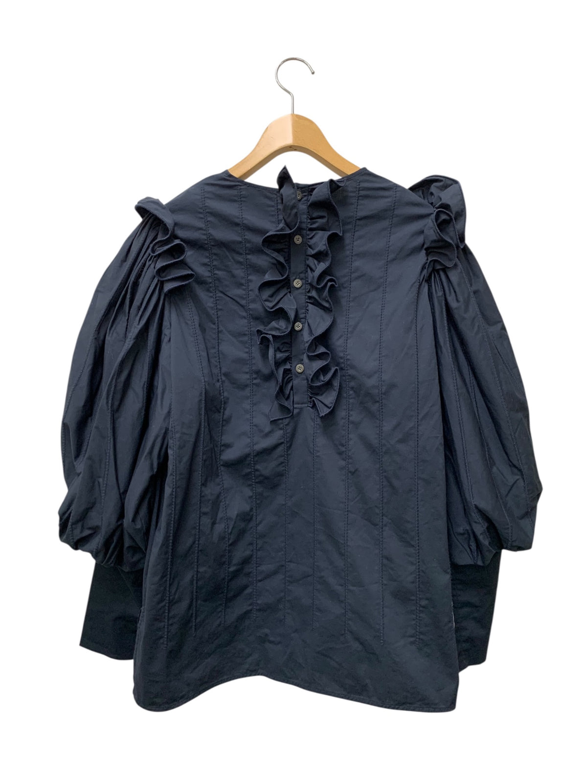ヨリ shirocon candyブラウス SC2221-017AW 38 ネイビー 22AW ITVBLK5RXRLJ