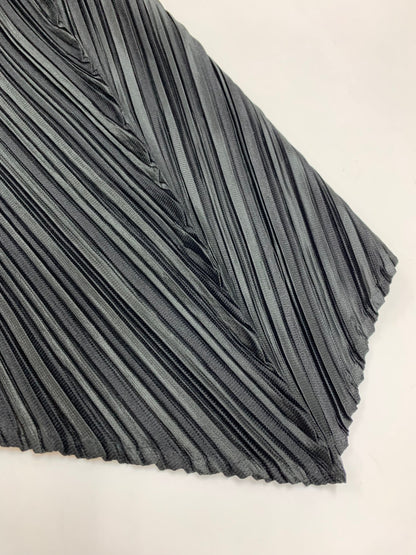 プリーツプリーズイッセイミヤケ PP13-JH284 ワンピース 1 ブラック アシンメトリー 斜めプリーツ ITNMWOT9HZ94