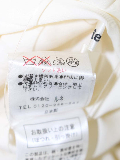 ルネ 6426730 ワンピース 34 アイボリー TISSUE カットワーク フラワー ITZ16WHRB8WT