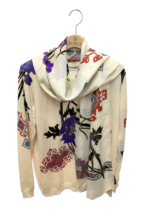 レオナールパリ 0487717 ニットセーター F ベージュ ウール ITBWP4Z060TN