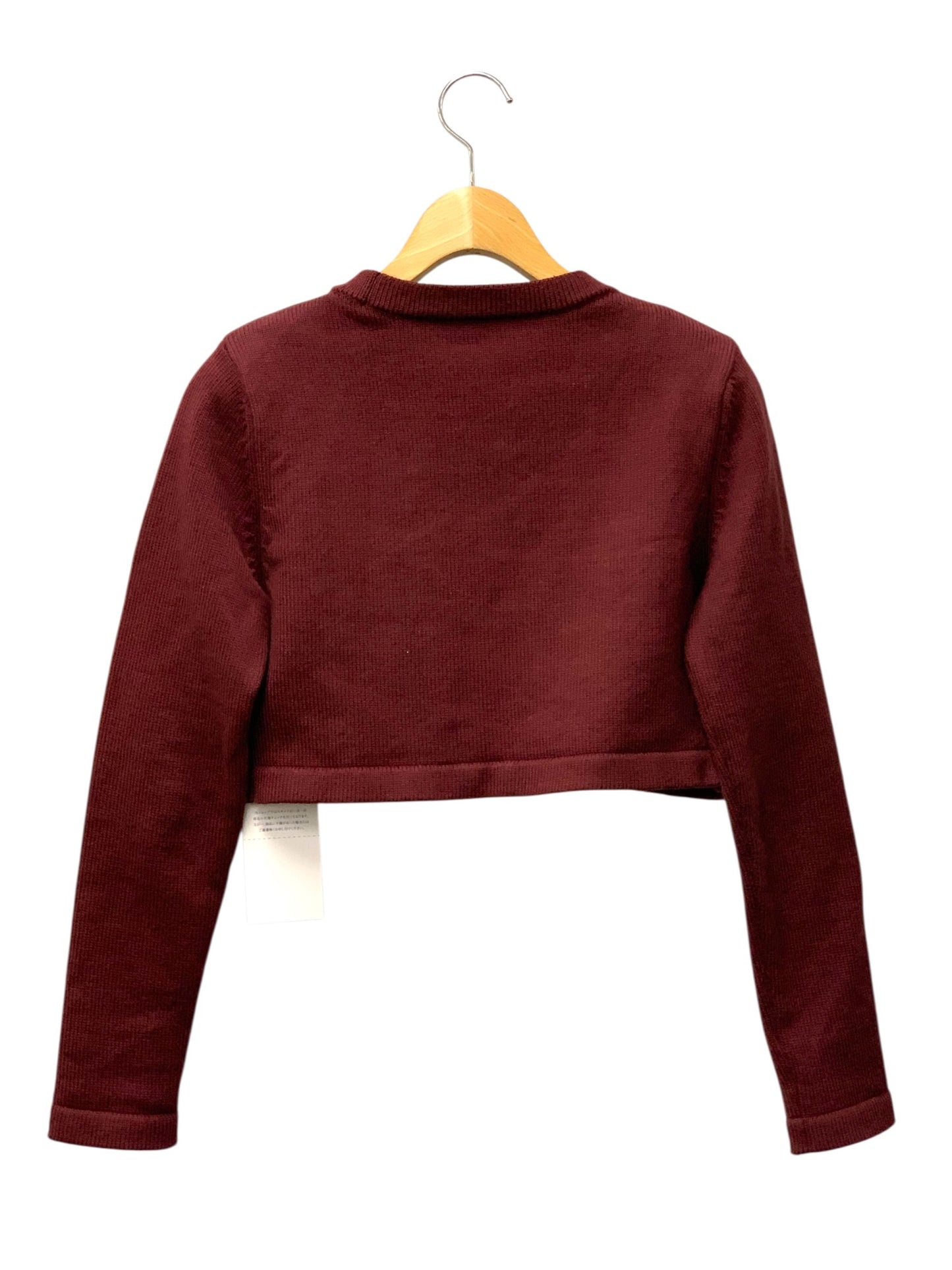 フォクシーニューヨーク Cardigan Rochelle 45476 38 ワインレッド IT7UMY7L3YC4