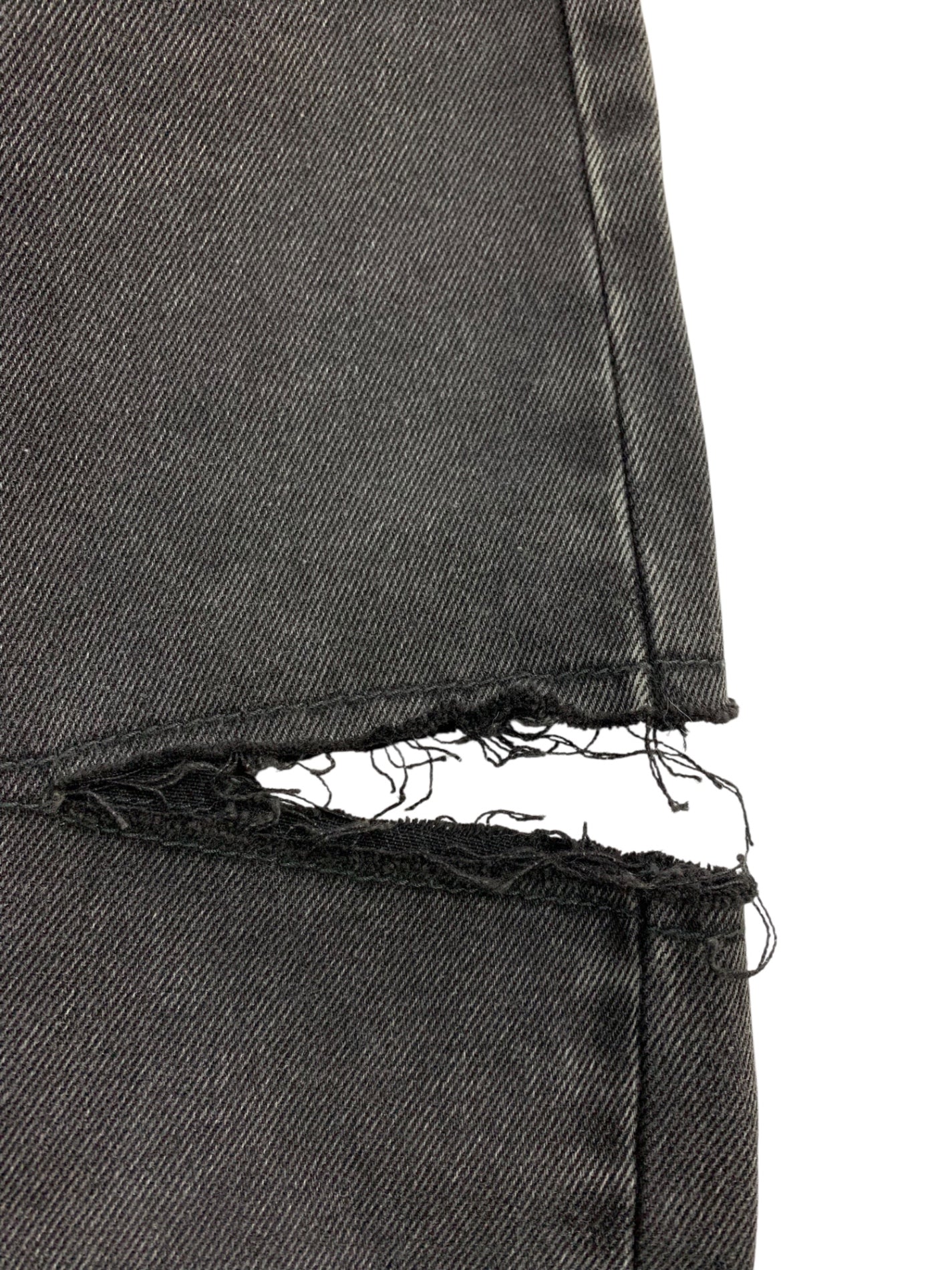 メゾンマルジェラ S51LA0051 S30743 デニムパンツ 40 グレー ダメージ加工 ITU51UI5I2VC