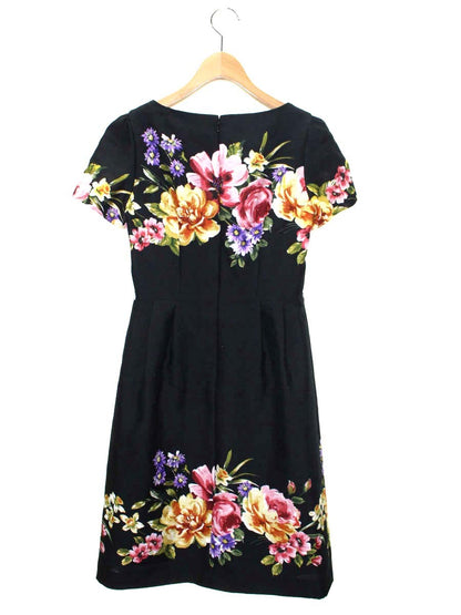 エムズグレイシー Elegant Flower One-piece 911313 ワンピース 36 ブラック ITZFAASBV6M8