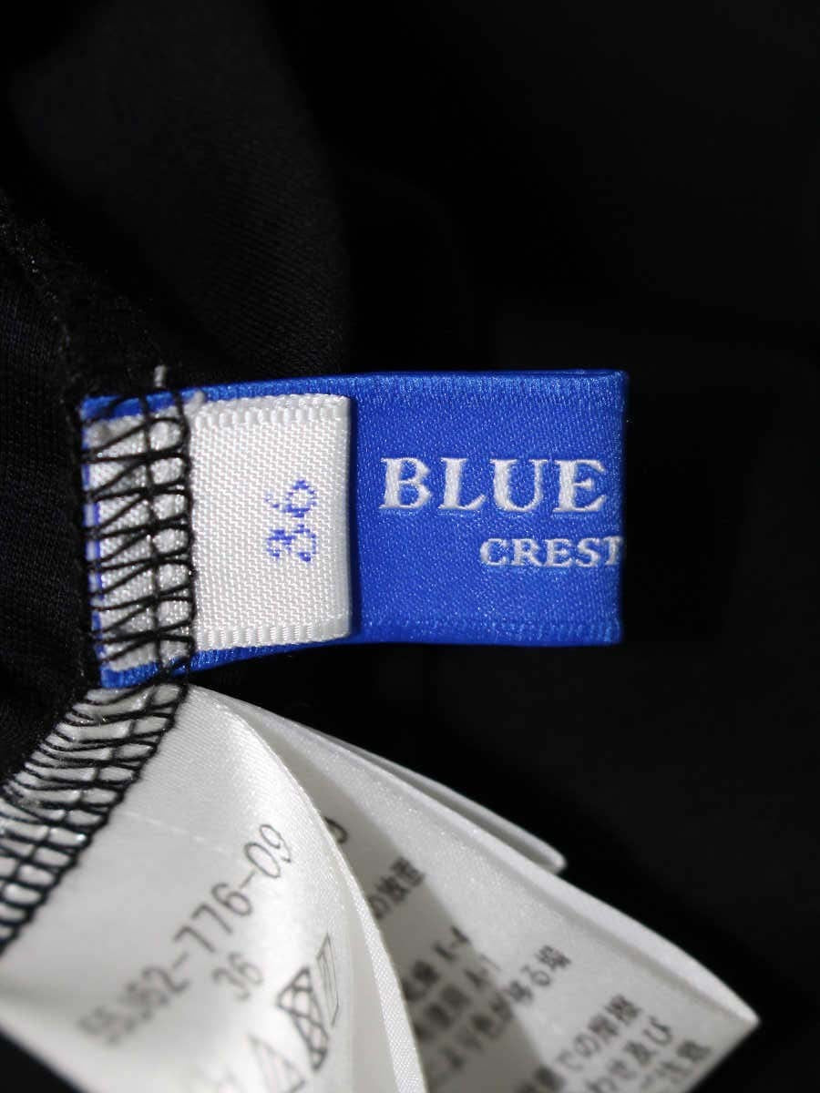 ブルーレーベルクレストブリッジ コンパクトクリアーポンチAラインワンピース 55J62-776-09 ワンピース 36 ブラック ITUNCD7UV2ZG