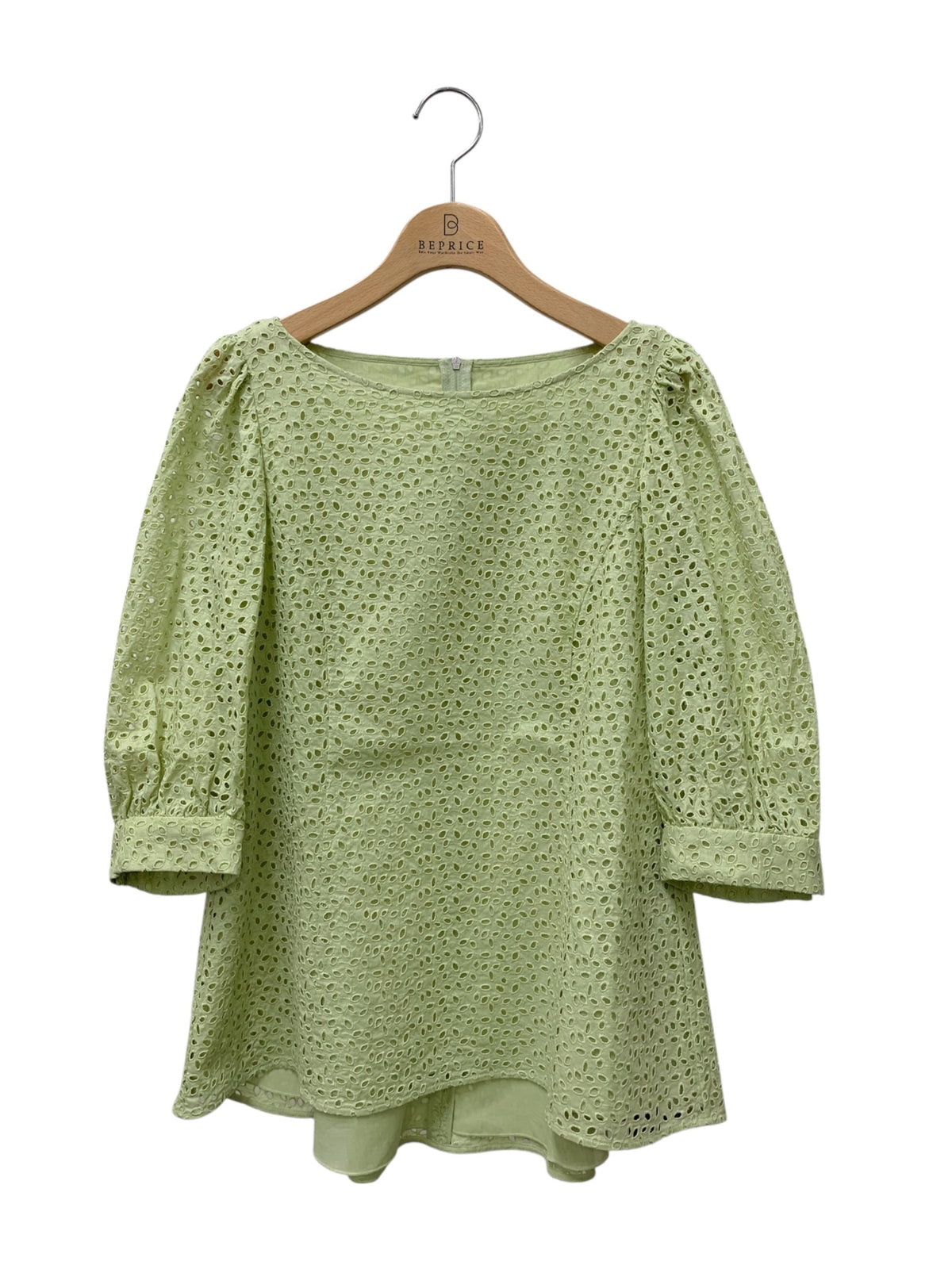 フォクシーニューヨーク Blouse Spring Breeze 45803 ブラウス 38 グリーン IT3CGMSDOLZ5