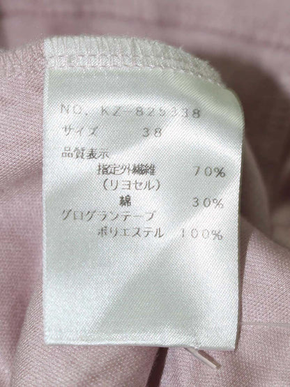 エムズグレイシー 825338 Tシャツ カットソー 38 ピンク リボン IT7Z2JCGLLLD