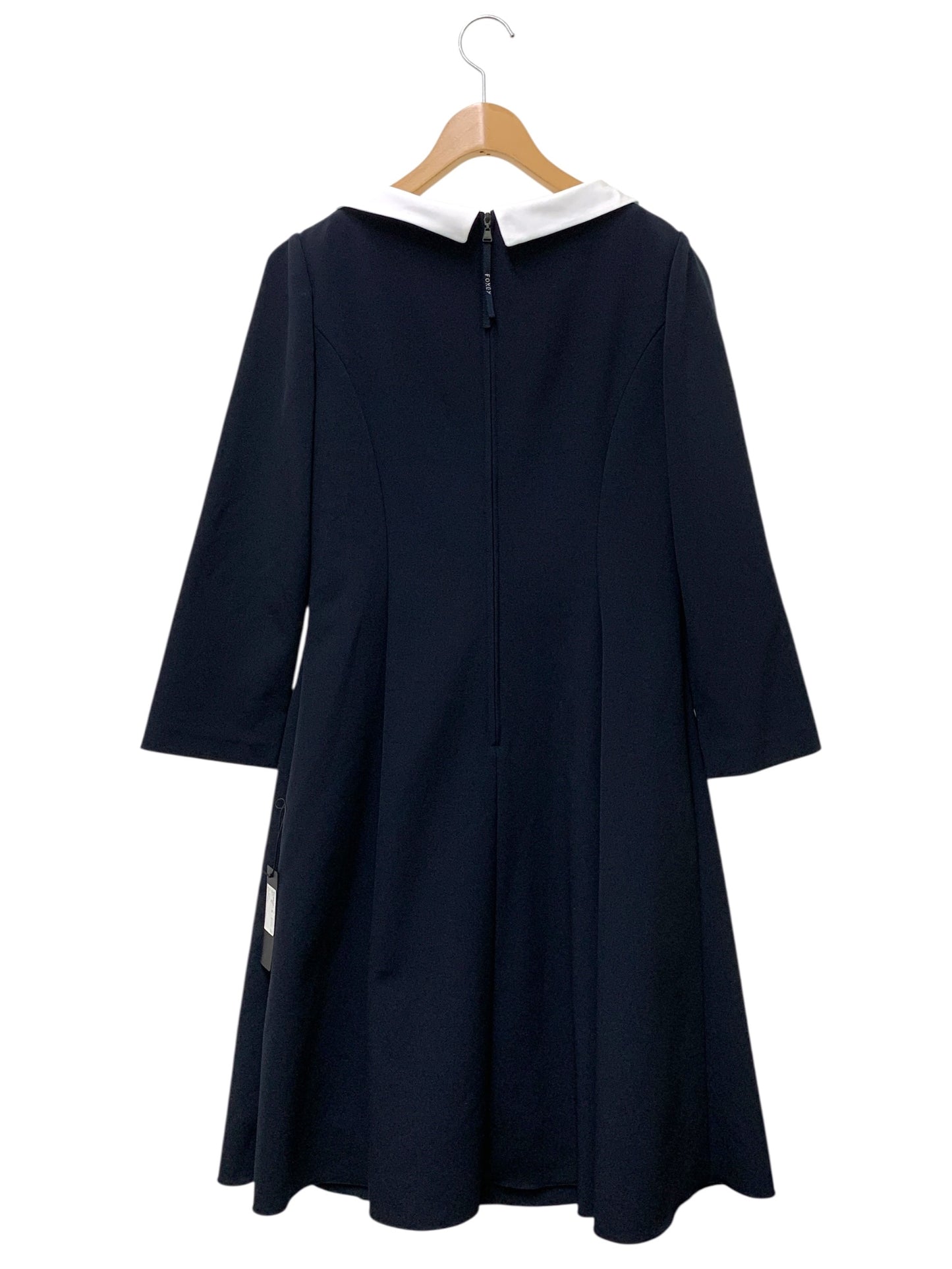 フォクシーニューヨーク New Standard Dress 44415 ワンピース 40 ネイビー ITZXFF4H5RGG