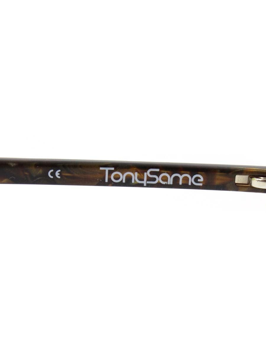 トニーセイム TS-10502-196 メガネ ブラウン セルフレーム フルリム スクエア ITW2MCXMJIJS