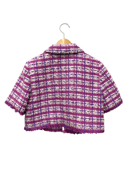 レオナールファッション ジャケット 0331055 3 ピンク ツイード ショート 半袖 24SS IT2DISX5JLIO 【SALE】