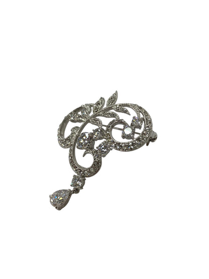 フォクシーブティック ブローチ シルバー ラインストーン ITSH5N30EEXQ